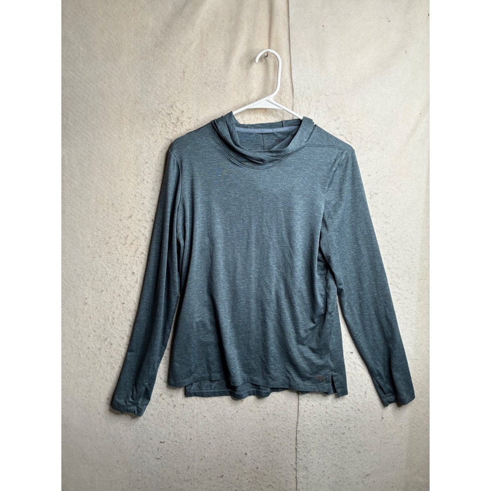 Outdoor Research Womens ActiveIce Spectrum Sun Hoodie Blue Gray 287661 Medium